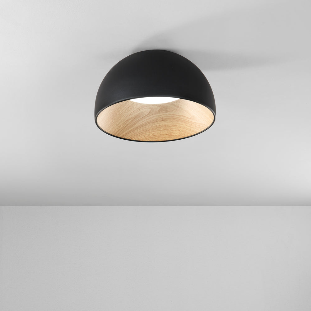 PLAFONIERA LED COCO NERA 30W CCT D35