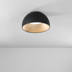PLAFONIERA LED COCO NERA 30W CCT D35