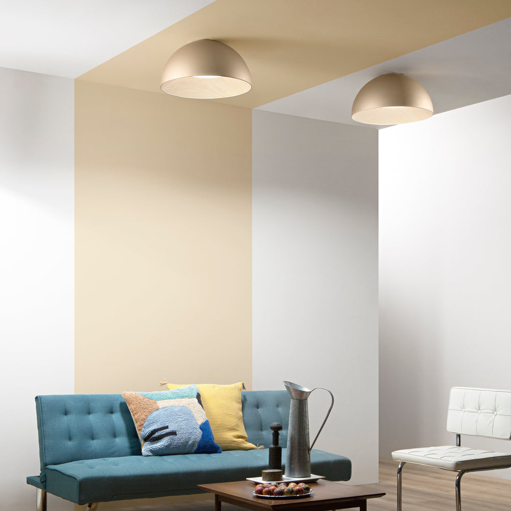 PLAFONIERA LED COCO ORO 30W 3300LM CCT 35X23CM