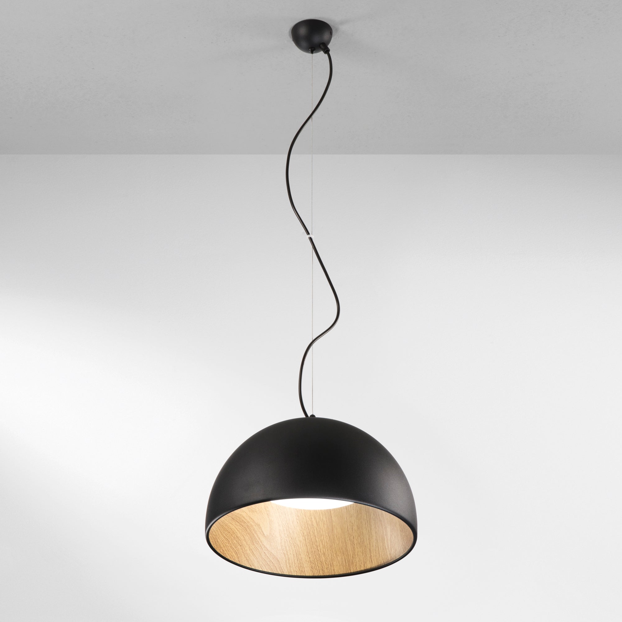 SOSPENSIONE LED COCO NERA 30W 3300LM CCT 35X181CM