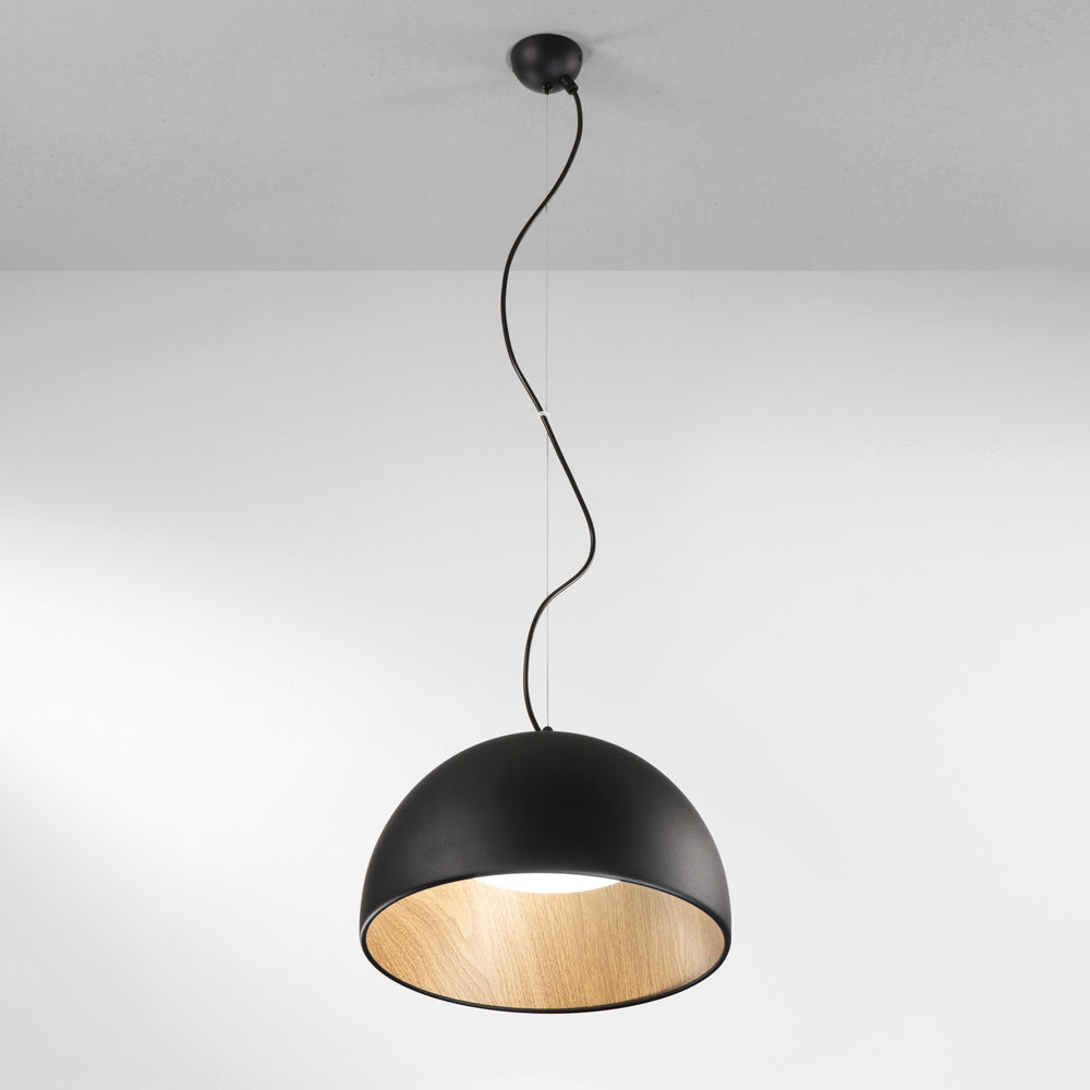 SOSPENSIONE LED COCO NERA 30W 3300LM CCT 35X181CM
