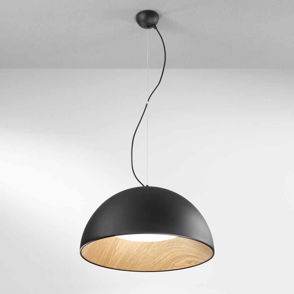 SOSPENSIONE LED COCO NERA 40W 4400LM CCT 50X187CM