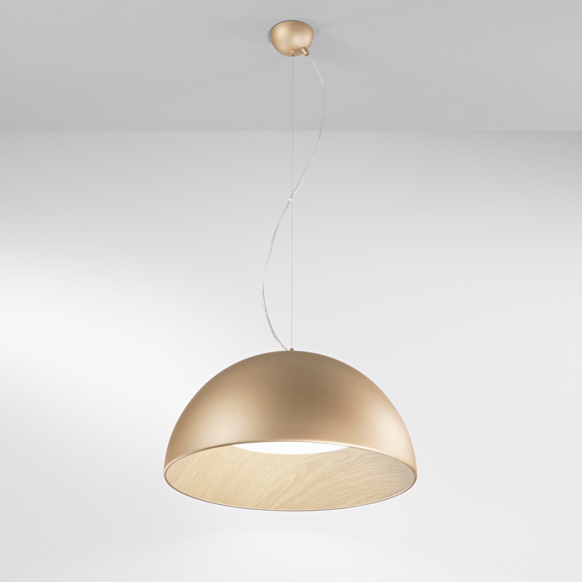 SOSPENSIONE LED COCO ORO 40W 4400LM CCT 50X187CM