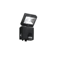 "Proiettore LED COSMO nero 1W 4000K(Luce naturale) con sensore IP44 18.5x9.3cm."
