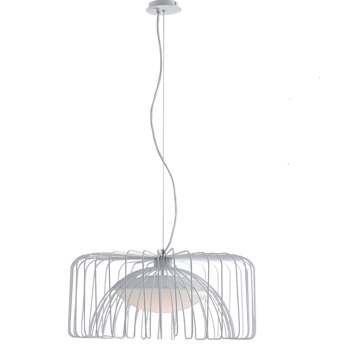 SOSPENSIONE LED COUGAR BIANCA 24W 2740LM 4000K 50X26X120CM