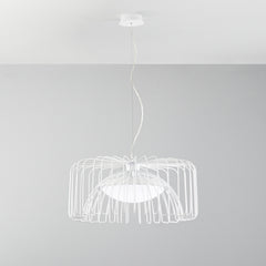 SOSPENSIONE LED COUGAR BIANCA 24W 2740LM 4000K 50X26X120CM