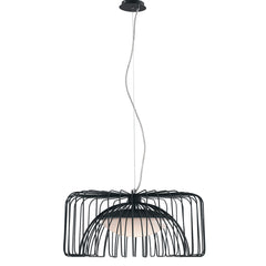 SOSPENSIONE LED COUGAR NERA 24W 2740LM 4000K 50X26X120CM