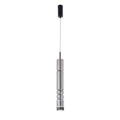 SOSPENSIONE LED CROOKES FUME' 8W 800LM 3000K 8X8X234CM