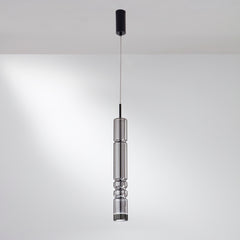 SOSPENSIONE LED CROOKES FUME' 8W 800LM 3000K 8X8X234CM