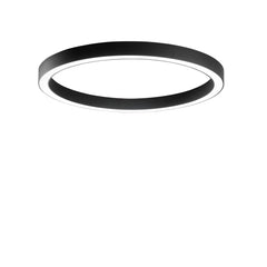 "Plafoniera LED DEMOS nera con diffusore in acrilico, CCT, Ø 120 cm."