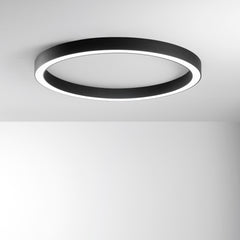 PLAFONIERA LED DEMOS NERO 120W 13200LM CCT 120X8,5CM