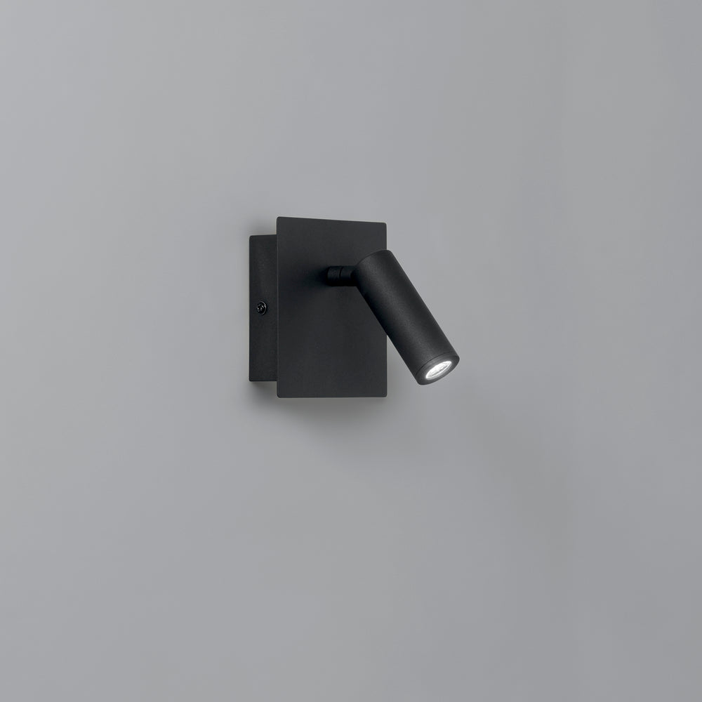 APPLIQUE LED DICKENS ORIENTABILE NERA 220LM 3000K 11X11X9CM