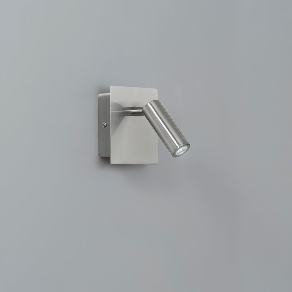 APPLIQUE LED DICKENS ORIENTABILE NICKEL 2,2W 220LM 3000K 11X11X9CM