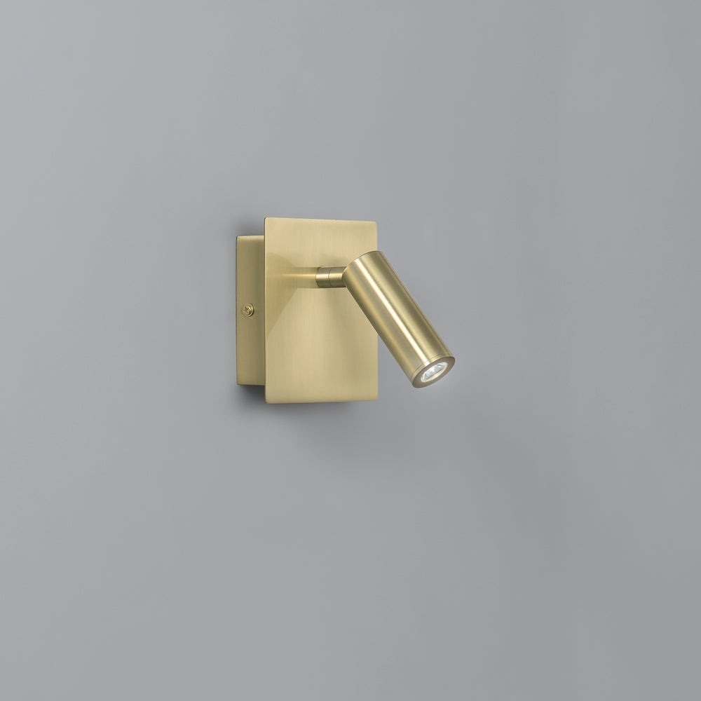 APPLIQUE LED DICKENS ORIENTABILE ORO 2,2W 220LM 3000K 11X11X9CM