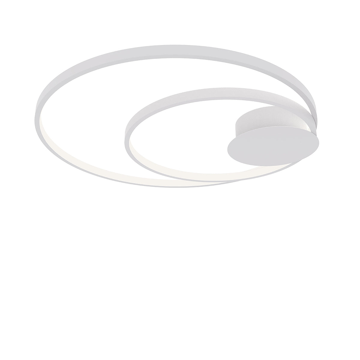 "Plafoniera LED DIEM in alluminio bianco, CCT"