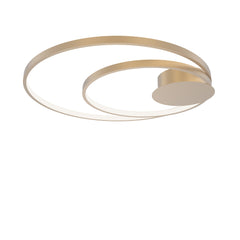 "Plafoniera LED DIEM in alluminio oro, CCT"