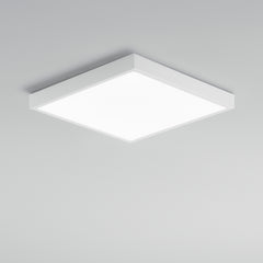 PLAFONIERA LED DOMO BIANCA QUADRATA 24W 2700LM 4000K IP44 24X24X2,4CM