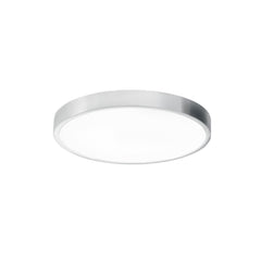 "Plafoniera LED da bagno DOMO rotonda cromata 24W luce naturale 24 cm."