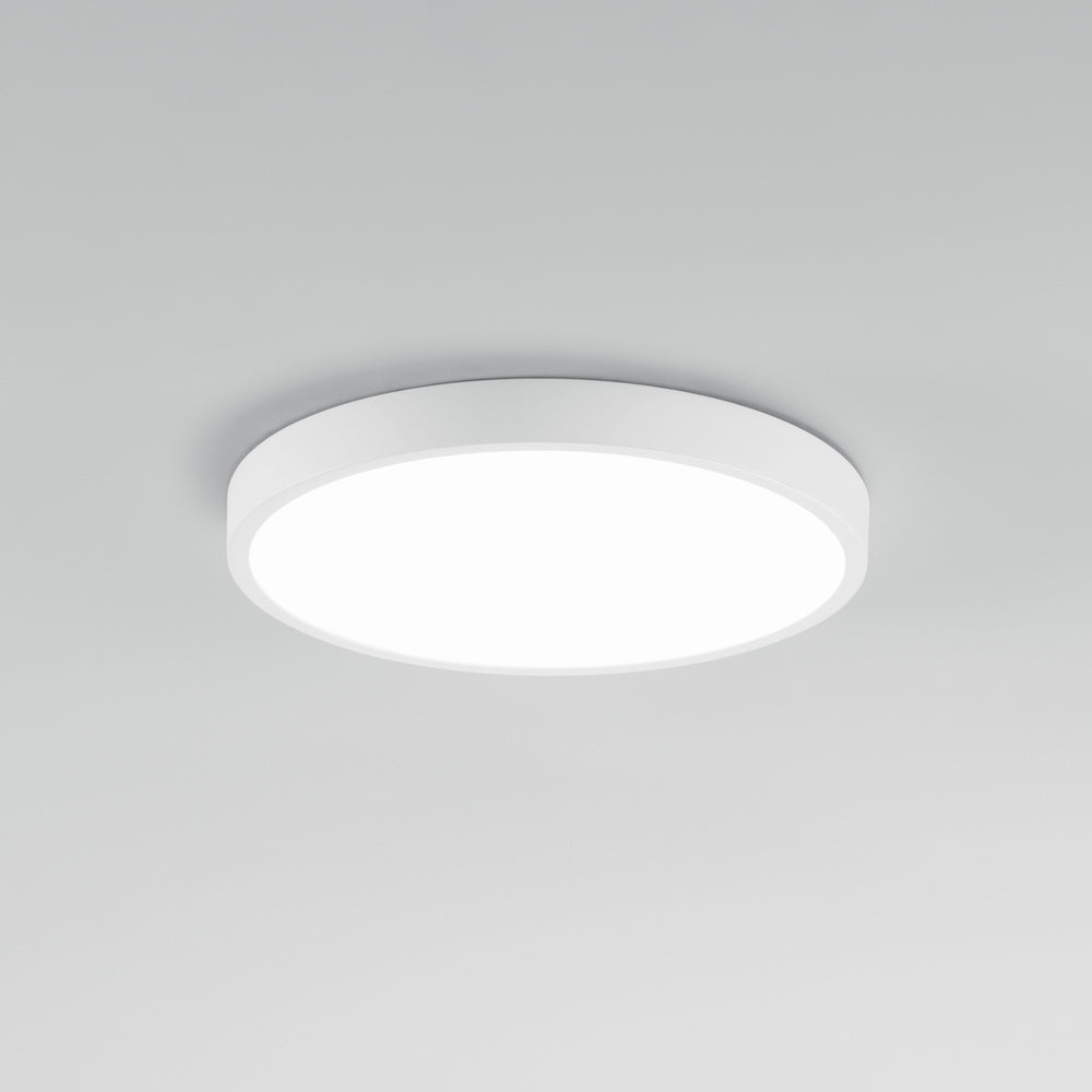 PLAFONIERA LED DOMO BIANCA TONDA 24W 2700LM 4000K IP44 24X2,4CM