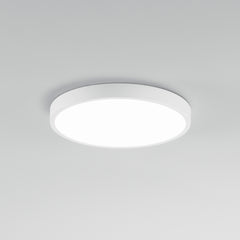 PLAFONIERA LED DOMO BIANCA TONDA 24W 2700LM 4000K IP44 24X2,4CM