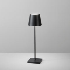LAMPADA DA TAVOLO RICARICABILE LED DRINK NERA 2,2W 190LM 3000K DIMM. IP54 10X36CM