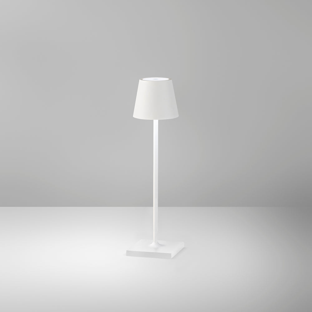 LAMPADA DA TAVOLO RICARICABILE LED DRINK BIANCA 1,5W 165LM 3000K DIMM. IP54 7X25CM