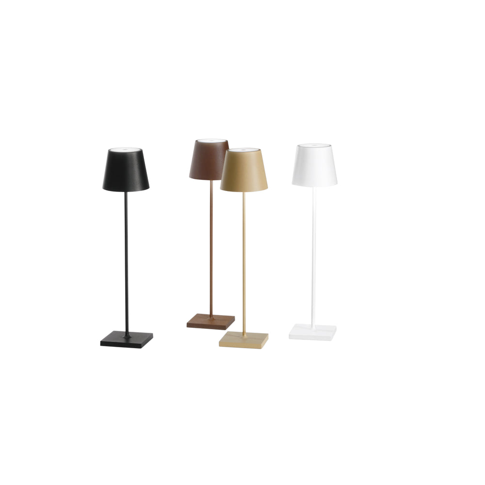LAMPADA DA TAVOLO RICARICABILE LED DRINK ORO 1,5W 165LM 3000K DIMM. IP54 7X25CM