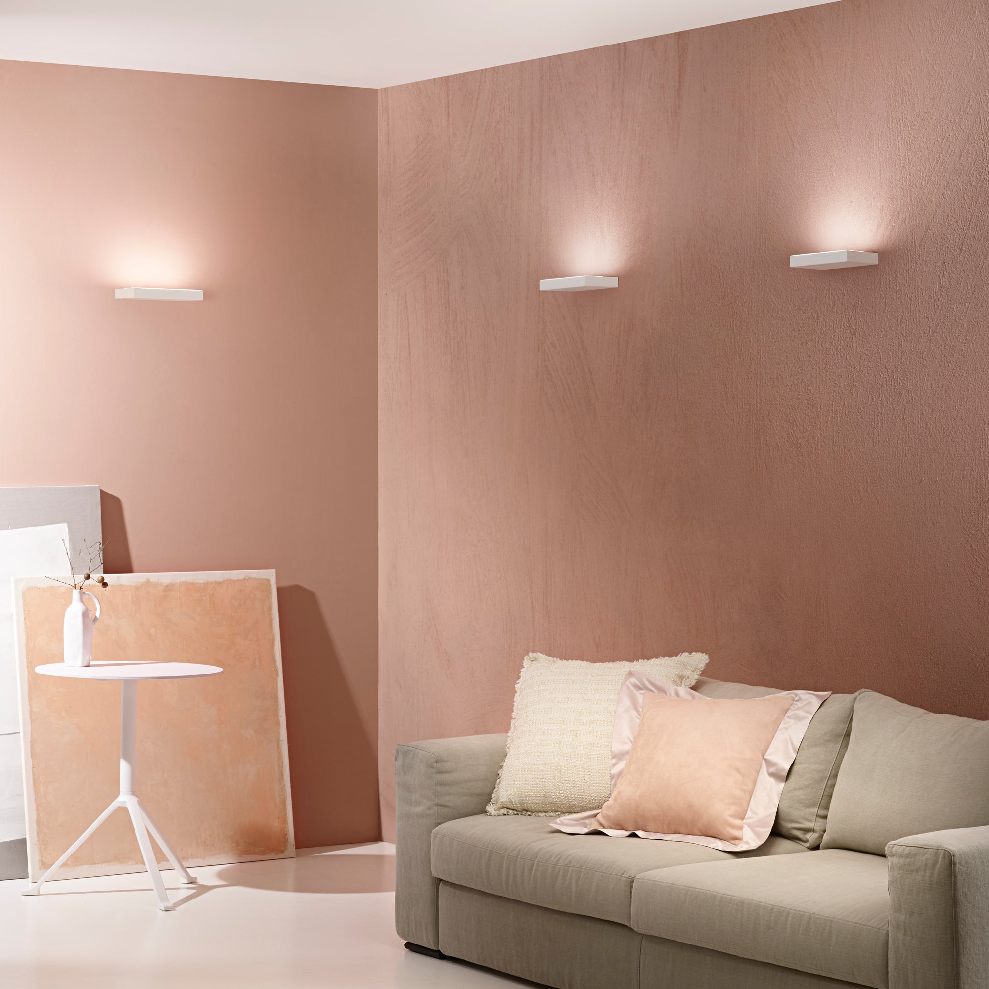 APPLIQUE LED EIDOS BIANCA 20W-30W-40W 5440LM CCT 24X15X3,5CM