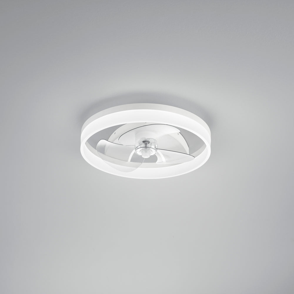 PLAFONIERA LED VENTILATORE ESPERO BIANCO 30W 4800LM CCT 50X11,5CM