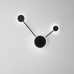 PLAFONIERA LED ETERE NERA 10W 1380LM CCT 33X6X45CM