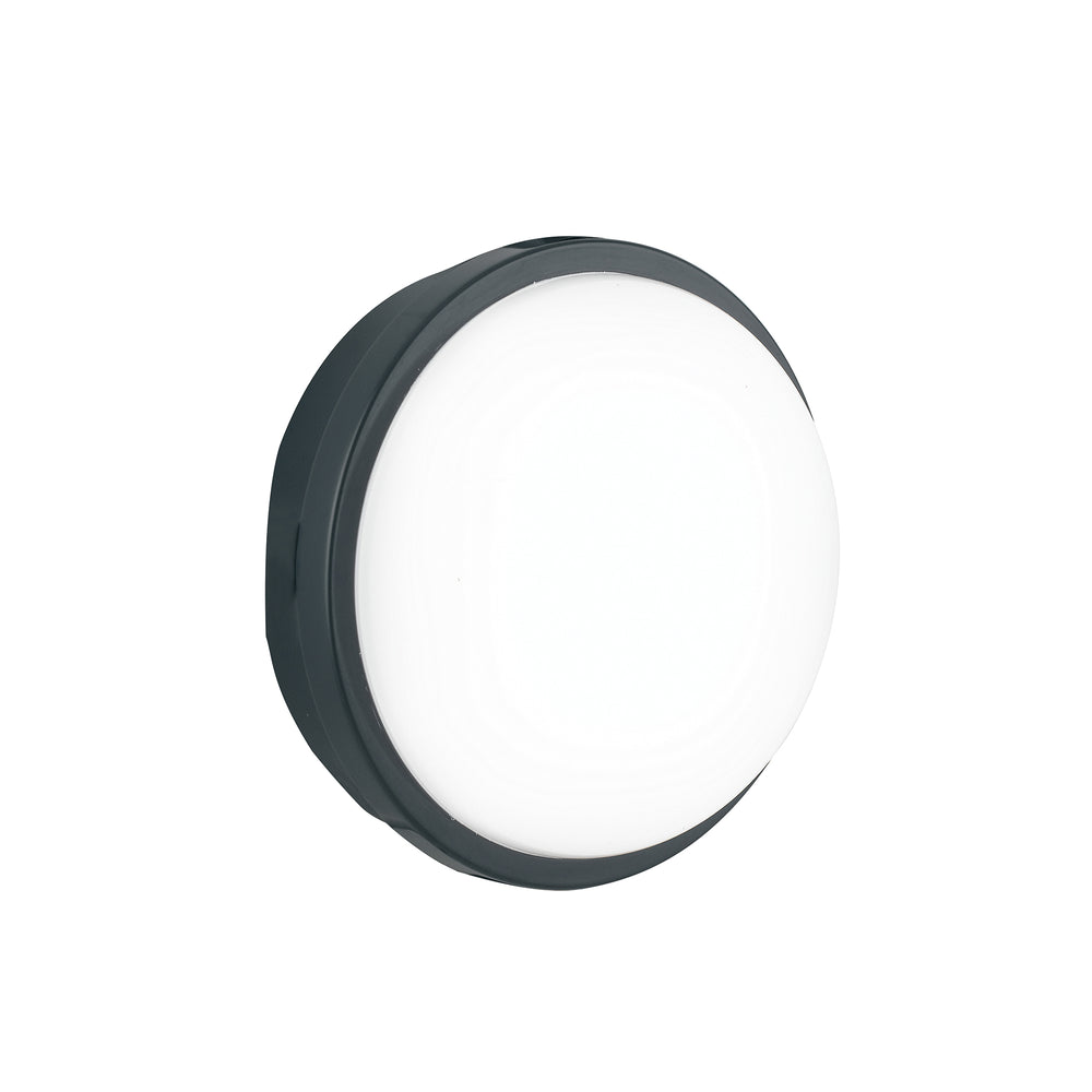 PLAFONIERA LED EVER ANTRACITE TONDA 20W 2500LM CCTIP65 22,1X7,2CM