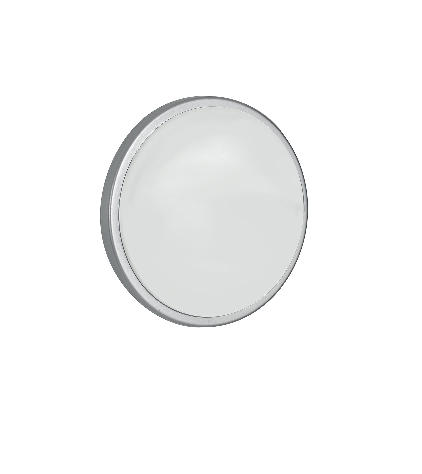 PLAFONIERA LED EVER SILVER TONDA 28W 3750LM 4000K IP65 CON SENSORE 30X7,8CM