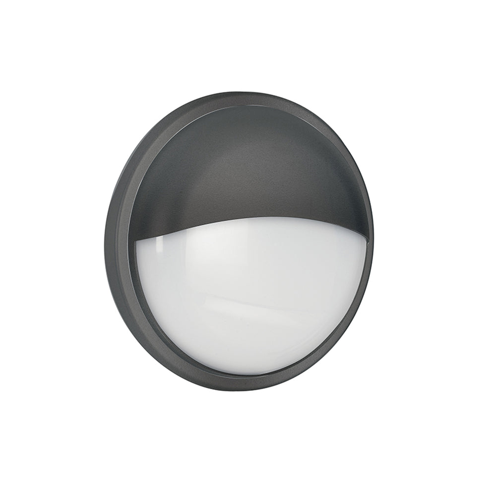 PLAFONIERA LED EVER ANTRACITE TONDA 28W 3750LM 4000K IP65 30X8CM
