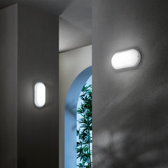 PLAFONIERA LED FLIPPY BIANCA 12W 1160LM 4000K IP54 9,5X3,8X19,5CM
