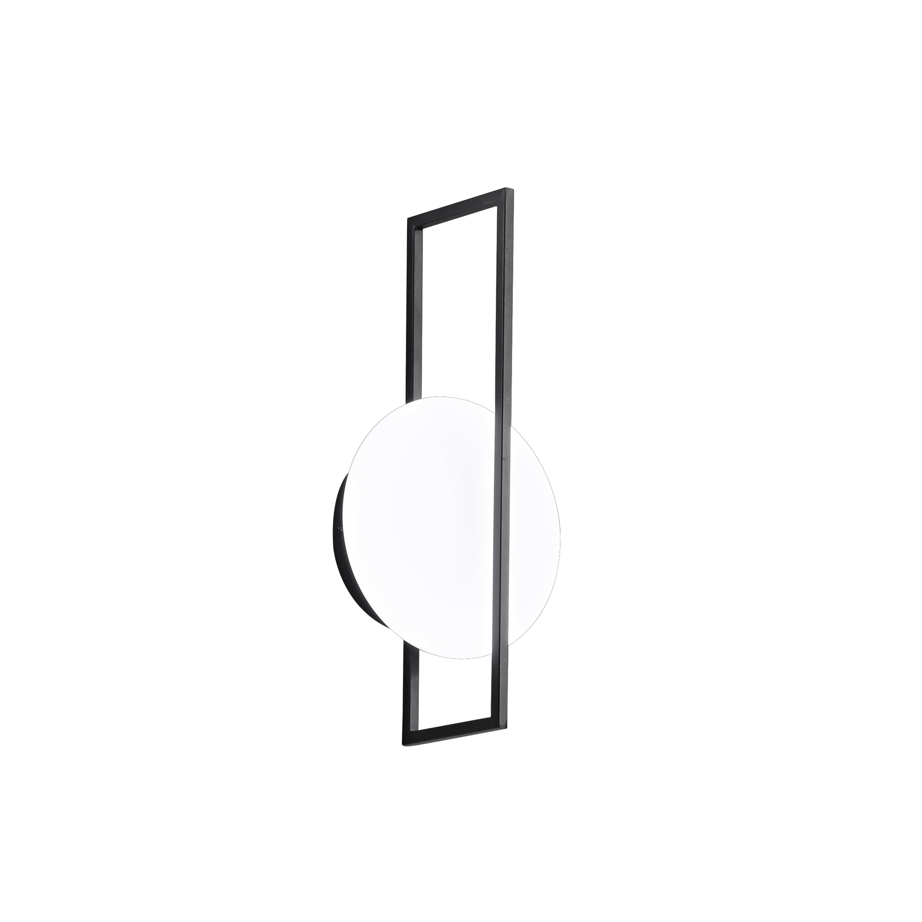 "Applique LED FOBOS in metallo nero, CCT"