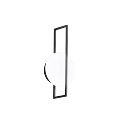 "Applique LED FOBOS in metallo nero, CCT"