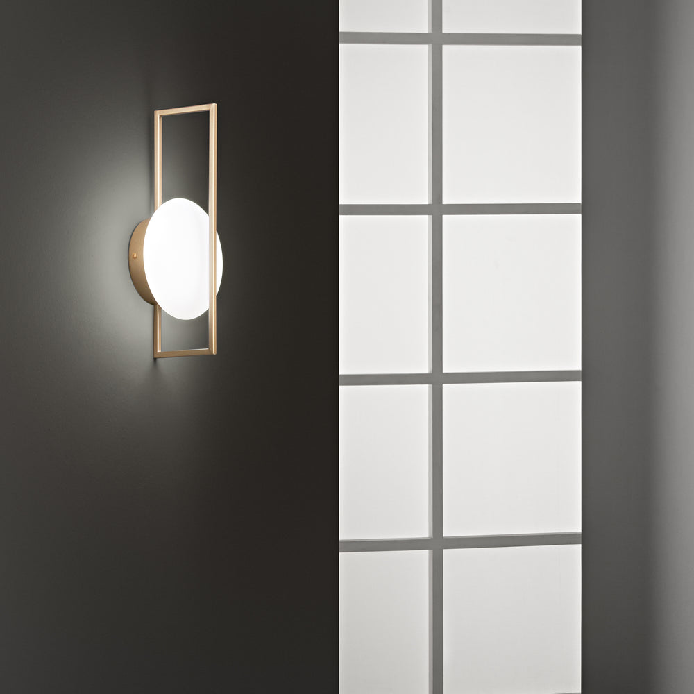 APPLIQUE LED FOBOS ORO 12W 1900LM CCT 10X34,5CM