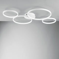 PLAFONIERA LED FREDY BIANCO 60W 8000LM CCT 95X61X6,1CM