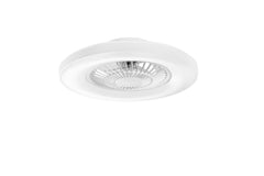 "Plafoniera LED GARBIN bianco con ventilatore integrato"