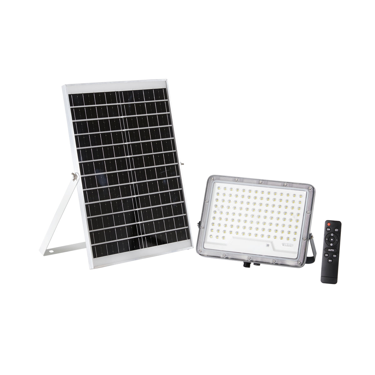 "Faro LED GLASER 400W con pannello solare 3500LM 3000K"