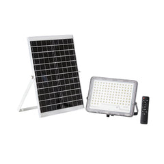 "Faro LED GLASER 400W con pannello solare 3500LM 3000K"