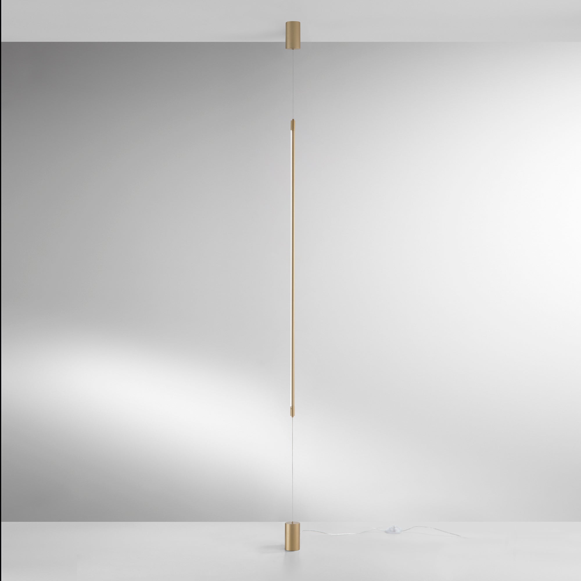 PIANTANA LED GRAVITY ORO 15W 1728LM CCT 6X6X400CM