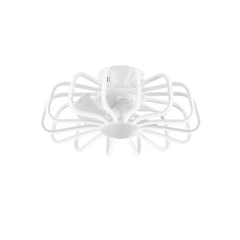 PLAFONIERA LED VENTILATORE GRECALE BIANCO 80W 8470LM CCT DIMM. Wi-Fi 50X20,7CM