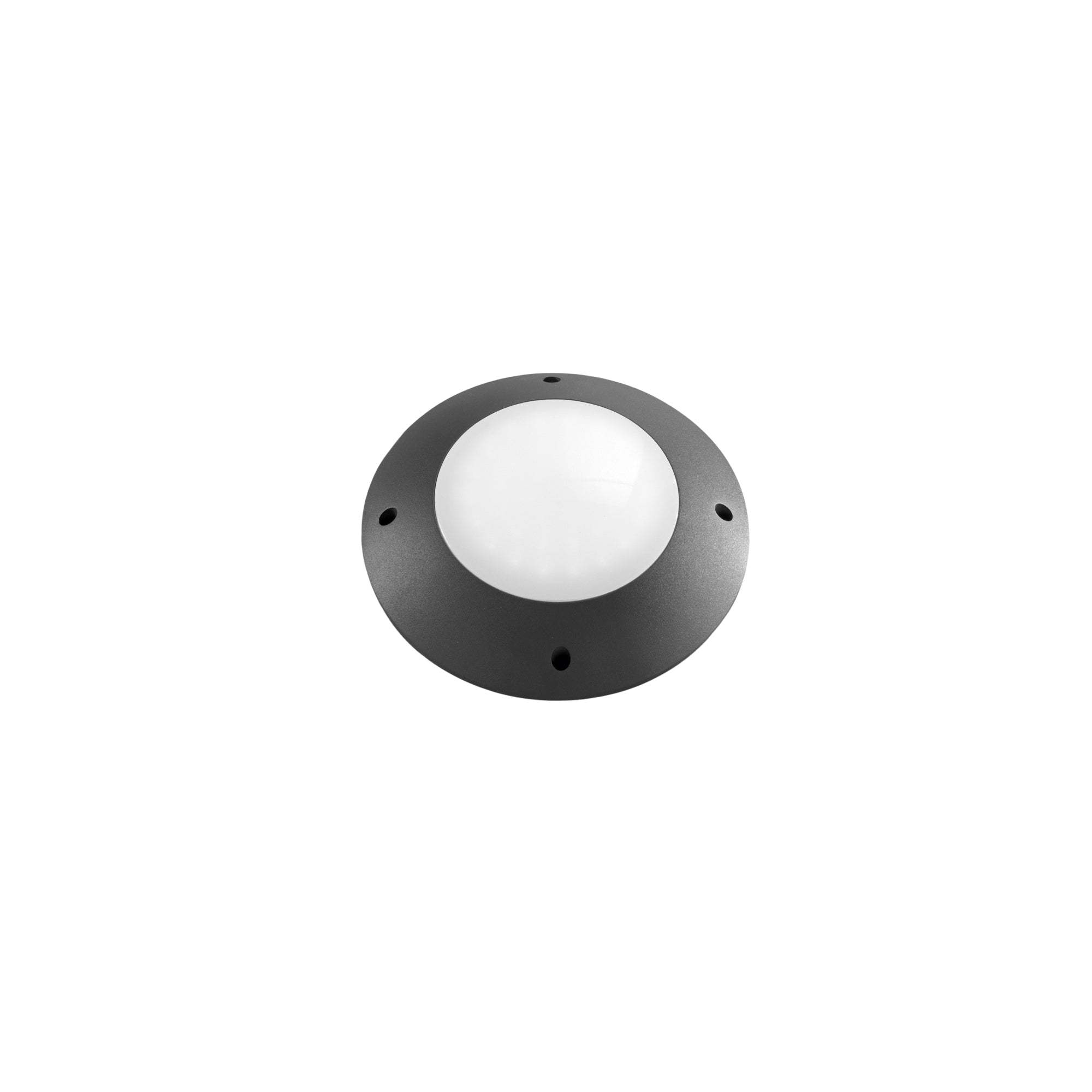 "Segnapassi LED da esterno GROUND in alluminio luce diretta 12W, CCT, Ø 21cm."