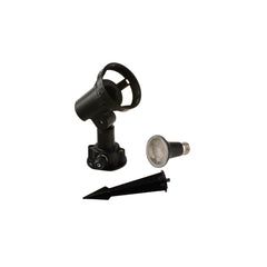 "Proiettore LED GRUBB in termpoplastica nera 7W, 4000K, picchetto incluso IP65"