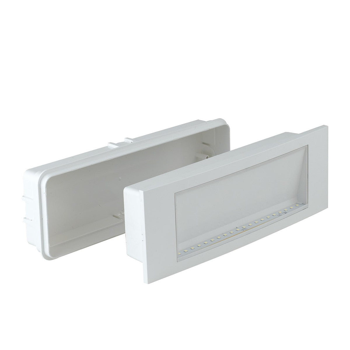 "Faretto ad incasso HELP bianco con luce di emergenza 4W 4000K (luce naturale)"