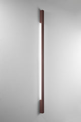APPLIQUE LED HERCULES CORTEN IN ALLUMINIO E DIFFUSORE IN PC 47W 6800LM CCT 2700/3500/4000K IP65 60X55X2000MM