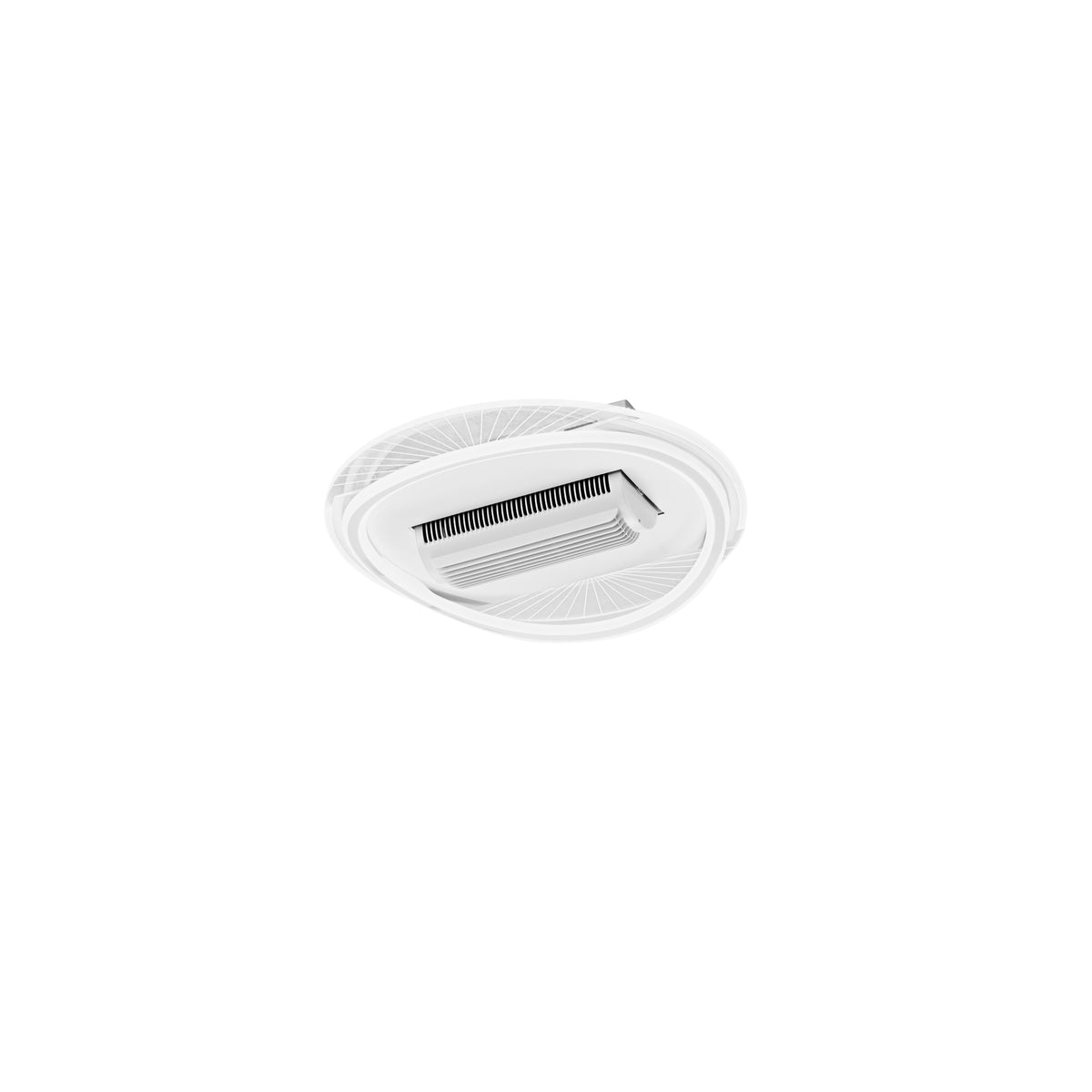 "Plafoniera LED HERON con Ventilatore bianco 48W 4800 50cm"
