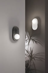 APPLIQUE LED HOCKEY BIANCO IN METALLO+ALLUMINIO 6W CCT 2700/3200/4000K 36X18X14CM