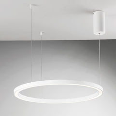 SOSPENSIONE LED HOOP BIANCA 60W 9000LM CCT 120X120X150CM